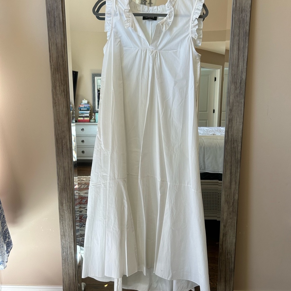 Chepe White Sleeveless Dress